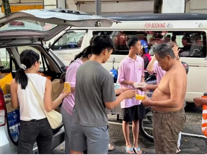 CSP Students Participated in 2025 April Rice and Food Distribution